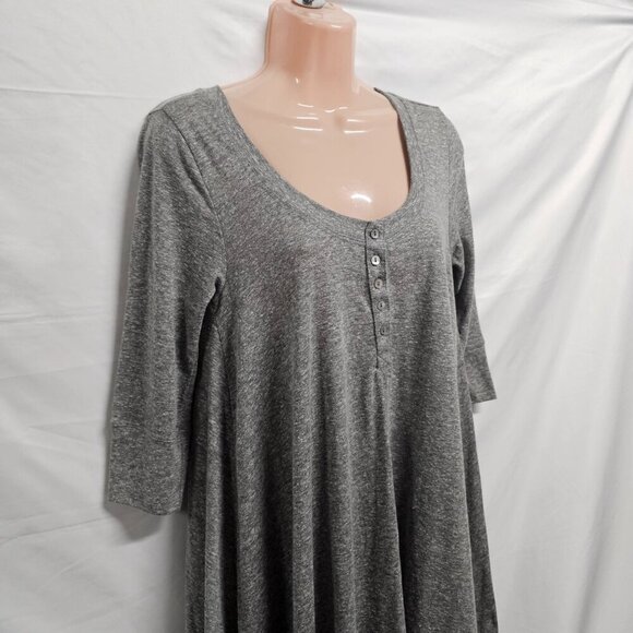 Free People Beach Women’s Gray Hi low Hem Tunic Dress Size M - Picture 3 of 11